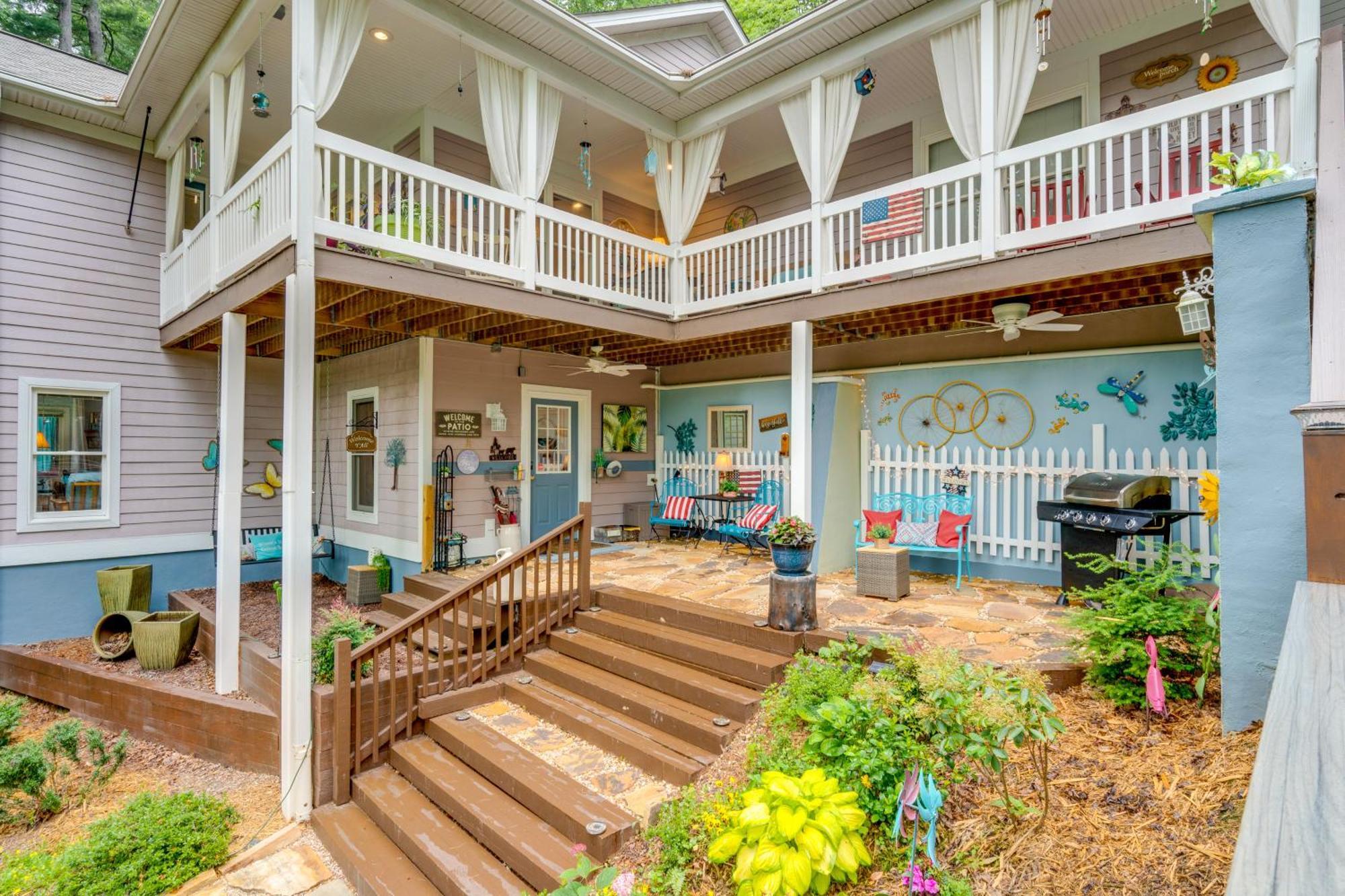 Creekside Hendersonville Haven Hot Tub And Fire Pit Ngoại thất bức ảnh