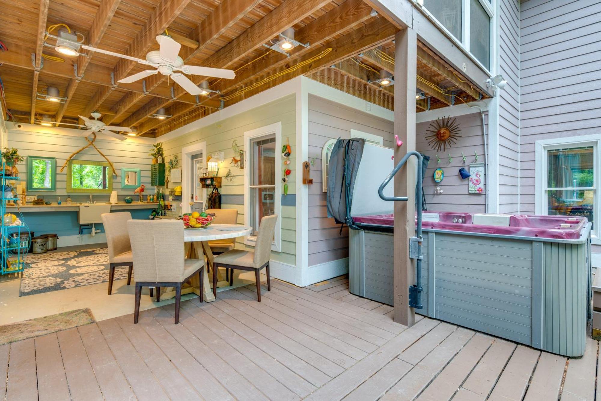 Creekside Hendersonville Haven Hot Tub And Fire Pit Ngoại thất bức ảnh