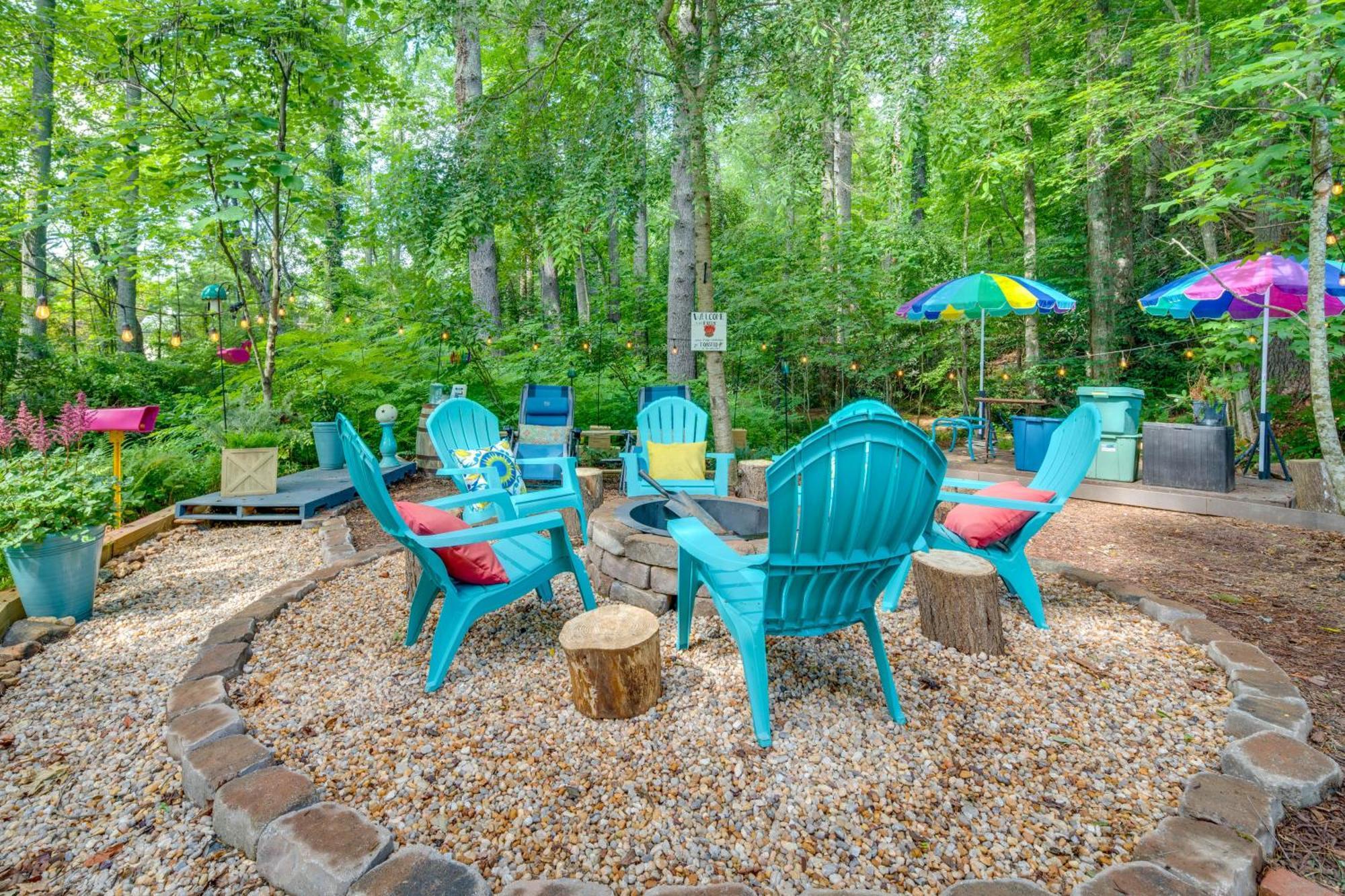 Creekside Hendersonville Haven Hot Tub And Fire Pit Ngoại thất bức ảnh